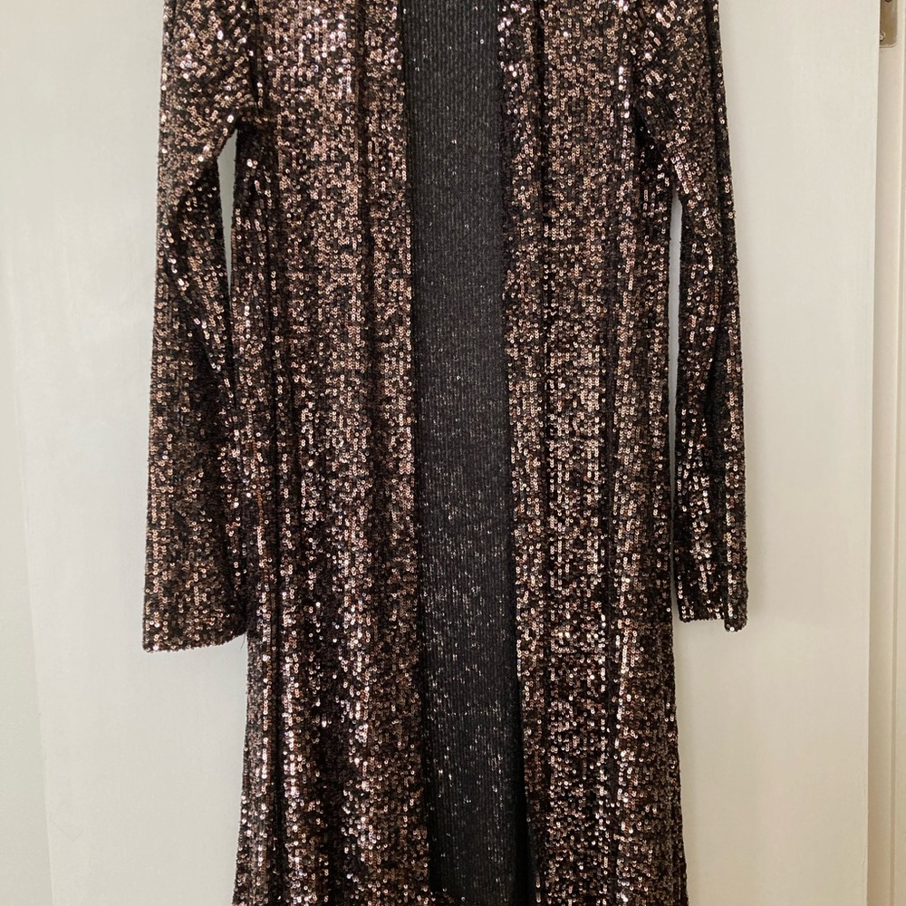 Bronze Sequin Duster